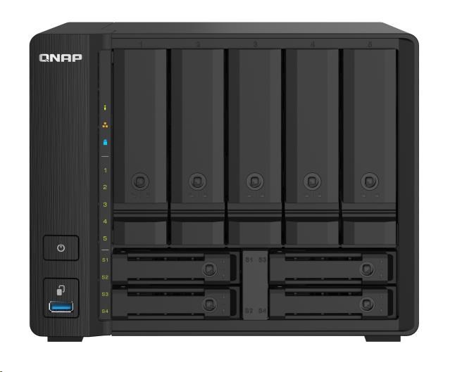 QNAP TS-932PX-4G (4C/ Cortex-A57/ 1, 7GHz/ 4GBRAM/ 9xSATA/ 2x2, 5GbE/ 2xSFP+/ 3xUSB3.2)0 