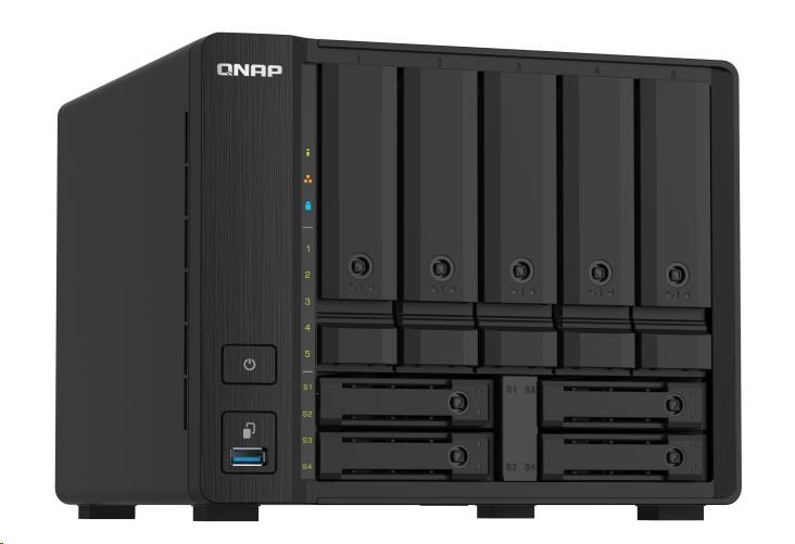 QNAP TS-932PX-4G (4C/ Cortex-A57/ 1, 7GHz/ 4GBRAM/ 9xSATA/ 2x2, 5GbE/ 2xSFP+/ 3xUSB3.2)2 