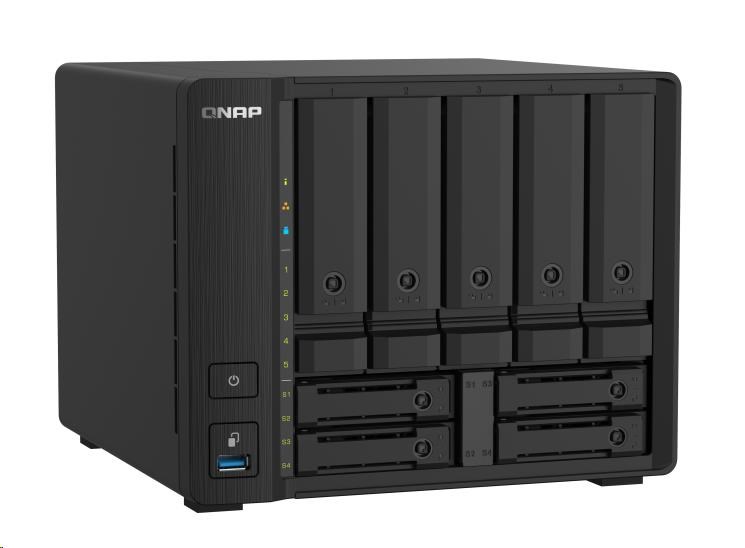 QNAP TS-932PX-4G (4C/ Cortex-A57/ 1, 7GHz/ 4GBRAM/ 9xSATA/ 2x2, 5GbE/ 2xSFP+/ 3xUSB3.2)3 