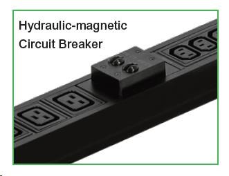 APC Easy PDU,  meraná,  Zero U,  22kW,  230V,  (18)C13 a (6)C19,  IEC 309 32A 3P+N+E (1.98m) (3PH)2 