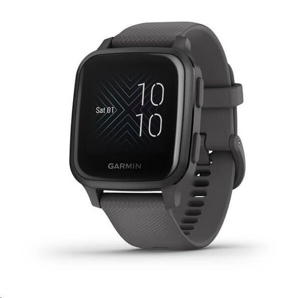 Garmin GPS sportovní hodinky Venu Sq, Slate/Gray Band0 