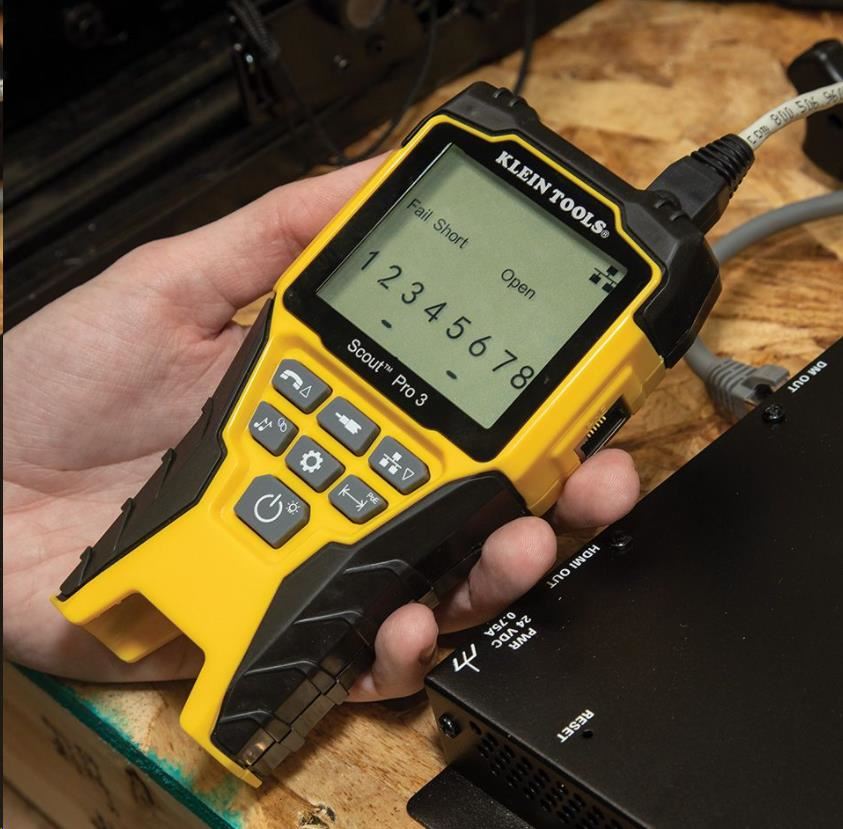 KLEIN TOOLS - VDV Scout® Pro 3 Tester Kit Locator Map™ (PoE)1 