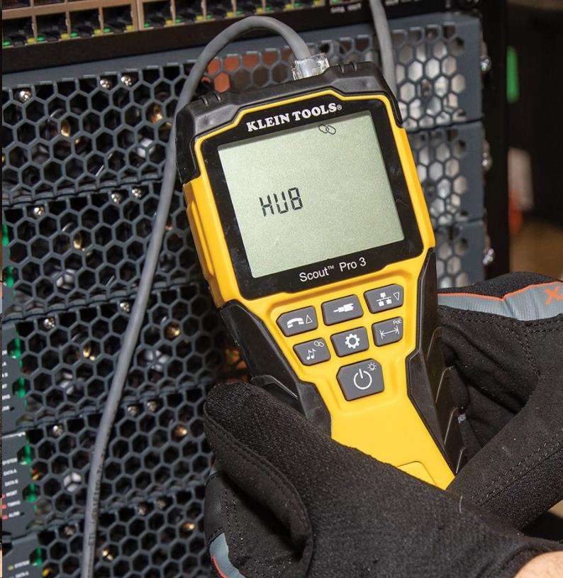 KLEIN TOOLS - VDV Scout® Pro 3 Tester Kit Locator Map™ (PoE)6 
