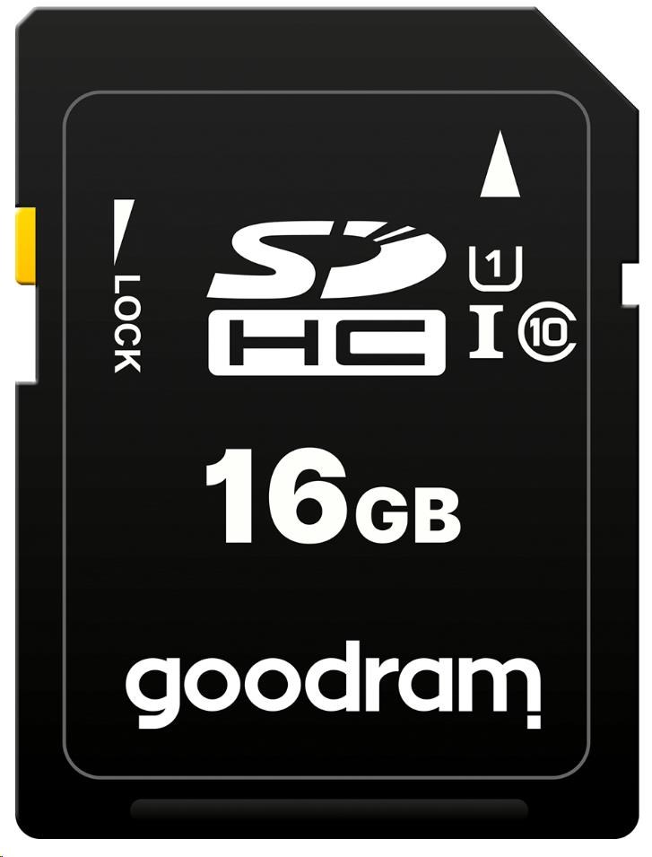 Karta GOODRAM SDHC 16 GB (R:100/ W:10 MB/ s) UHS-I Class 100 