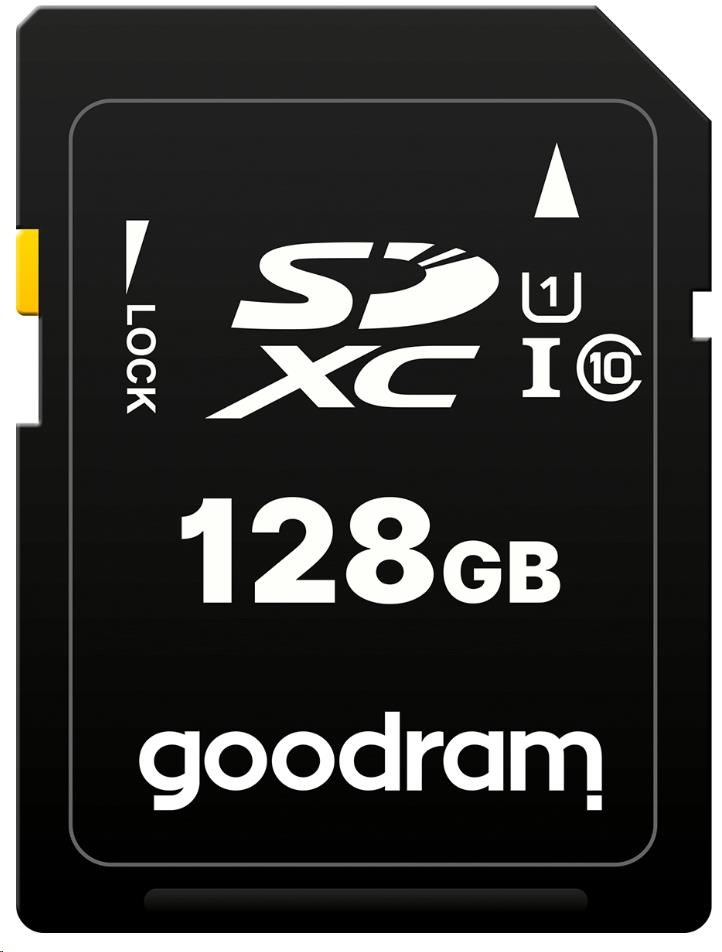 Karta GOODRAM SDXC 128 GB (R:100/ W:10 MB/ s) UHS-I Class 100 