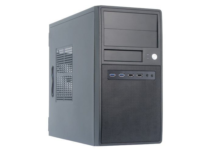 Skriňa CHIEFTEC Mesh Series/ mATX,  CT-04B-OP,  čierna,  USB 3.0,  žiadny zdroj1 