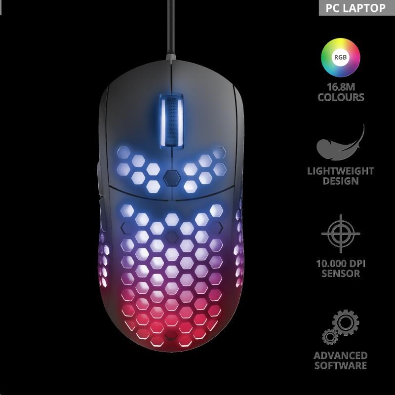 Ultraľahká herná myš TRUST GXT 960 Graphin4 