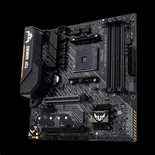 ASUS MB Sc AM4 TUF GAMING B450M-PLUS II,  AMD B450,  4xDDR4,  1xHDMI,  1xDVI,  mATX3 