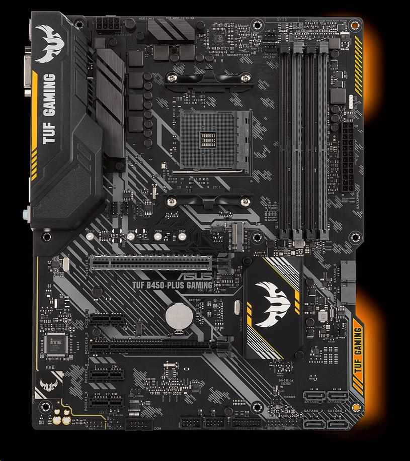 ASUS MB Sc AM4 TUF GAMING B450-PLUS II,  AMD B450,  4xDDR4,  1xDP,  1xHDMI3 