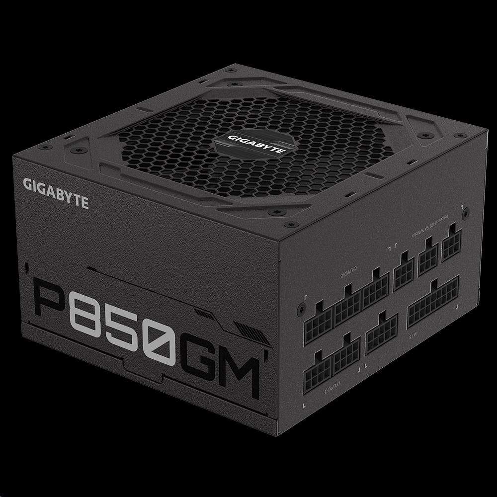 Napájací zdroj GIGABYTE P850GM,  850W,  80plus gold,  modulárny,  120 mm ventilátor2 