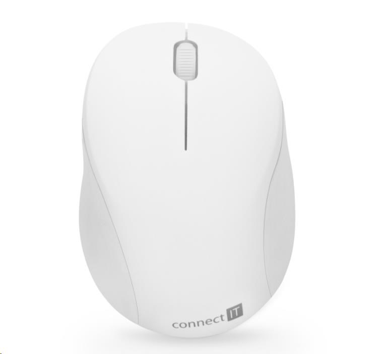 CONNECT IT Combo bezdrátová bílá klávesnice + myš,  CZ + SK layout1 