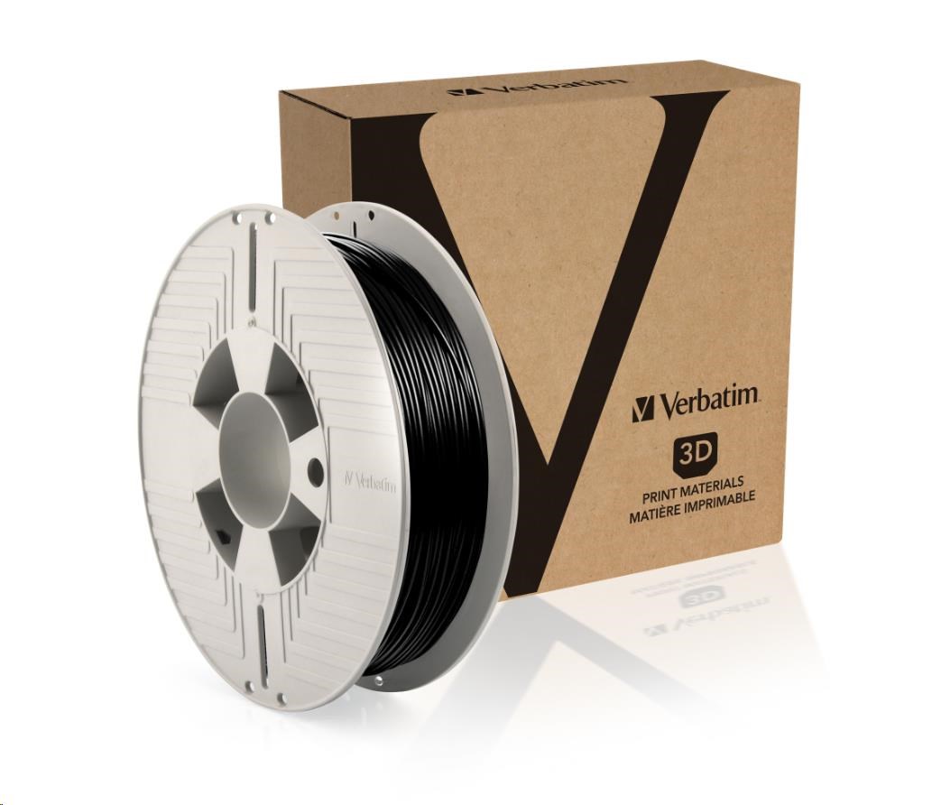 VERBATIM Filament pre 3D tlačiarne TEFABLOC TPE 1,75mm, 190m, 500g čierny2 