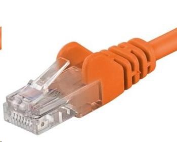 PREMIUMCORD Patch kábel UTP RJ45-RJ45 CAT5e 0.25 m oranžová0 