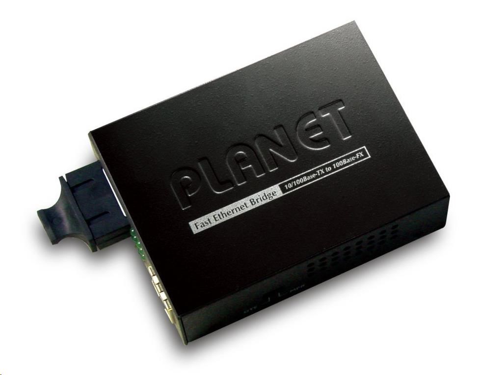Planet FT-802S15 Konvertor,  10/ 100Base-TX - 100Base-FX,  SC,  singlemode0 