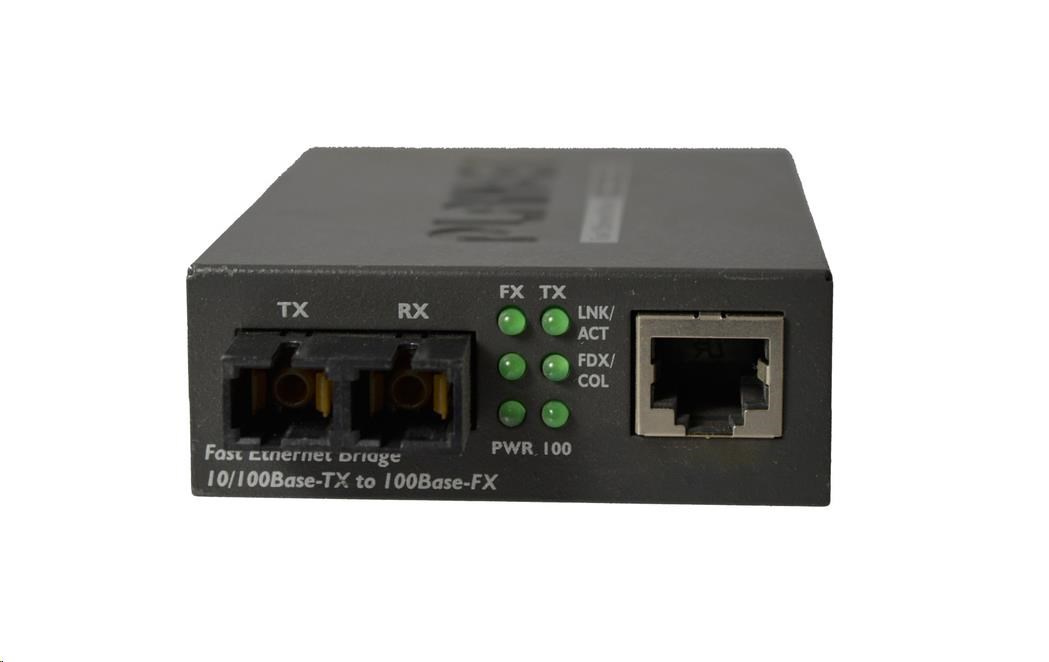 Planet FT-802S15 Konvertor,  10/ 100Base-TX - 100Base-FX,  SC,  singlemode2 