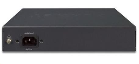 Planet FSD-1008HP Switch,  PoE 8x PoE 802.3at 120W+ 2x 100Base-TX, VLAN, extend mód 10Mb/ s do 250m,  fanless1 