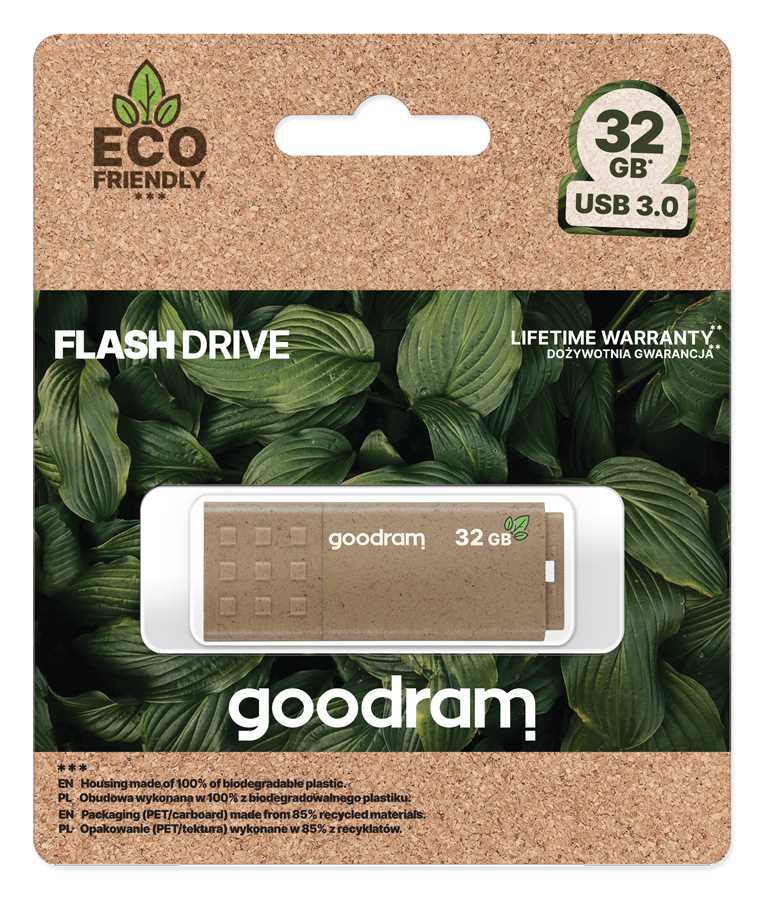 GOODRAM Flash Disk 32GB UME3,  USB 3.0,  ECO FRIENDLY5 