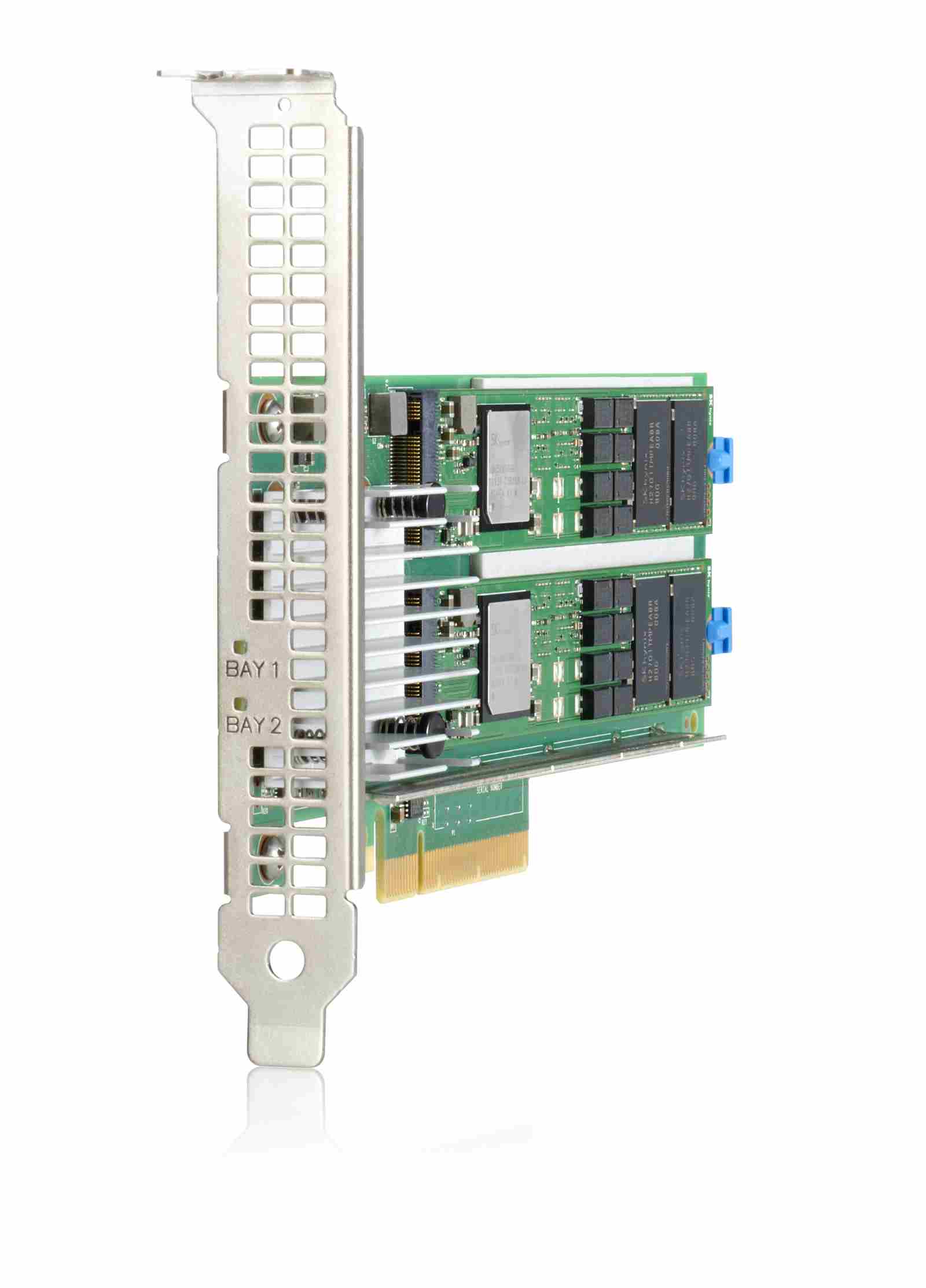 HPE NS204i-p x2 Lanes NVMe PCIe3 x8 OS Boot Device (2x480 GB NVMe M.2 SSD inside)0 