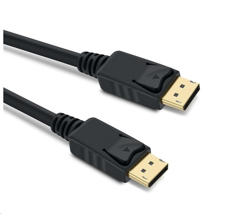 Kábel PREMIUMCORD DisplayPort 1.4 pripojovací kábel M/ M,  pozlátené konektory,  5 m0 