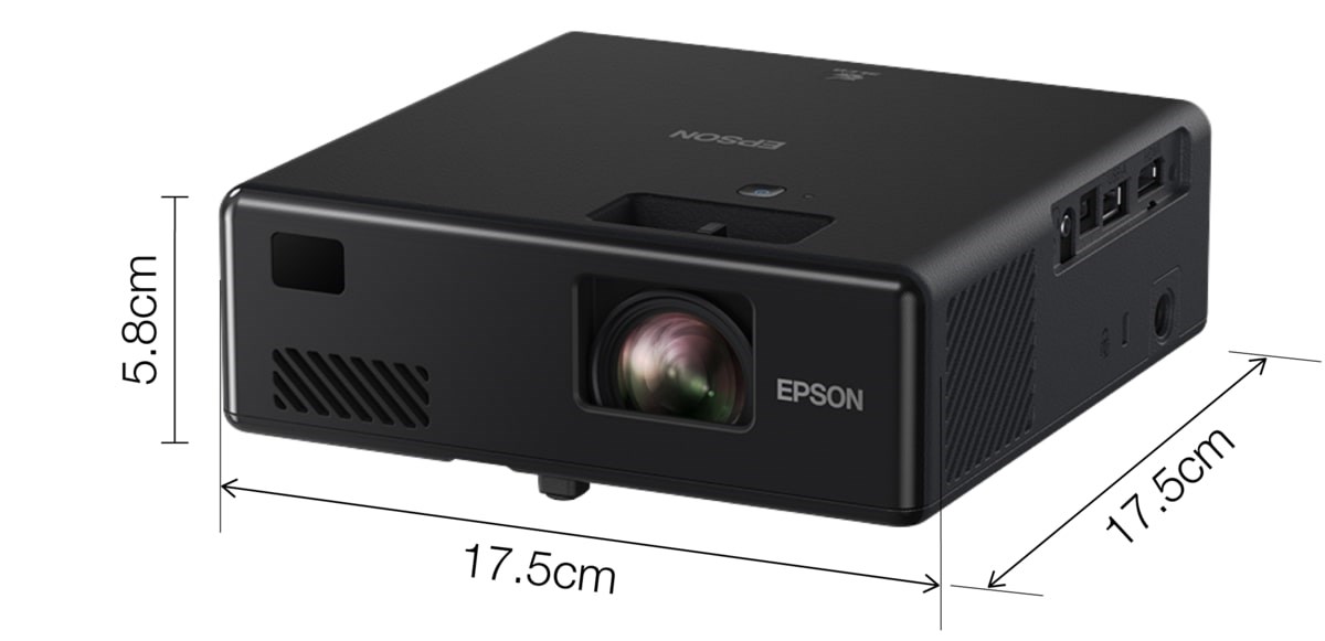 EPSON projektor EF-11,  Full HD,  laser,  2.500.000:1,  USB 2.0,  HDMI,  Miracast,  3, 5mm Jack,  2W repro3 