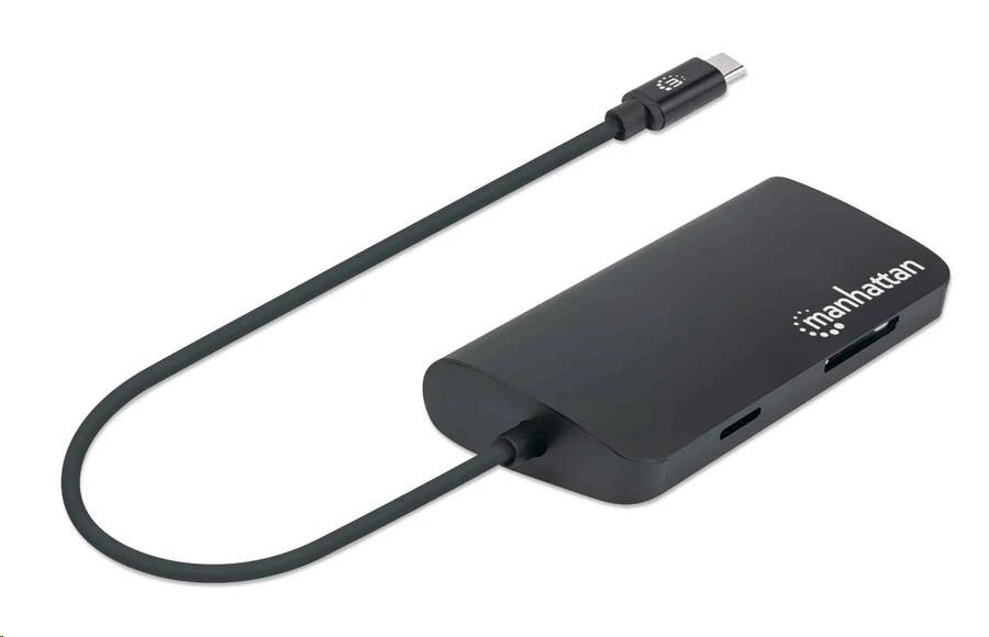 Adaptér MANHATTAN SuperSpeed USB-C samec na HDMI samica,  čierny1 