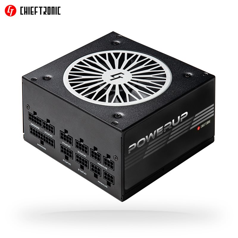 CHIEFTEC Chieftronic PowerUp GPX-850FC,  850W ATX, 80PLUS GOLD, cable-mgt, retail0 
