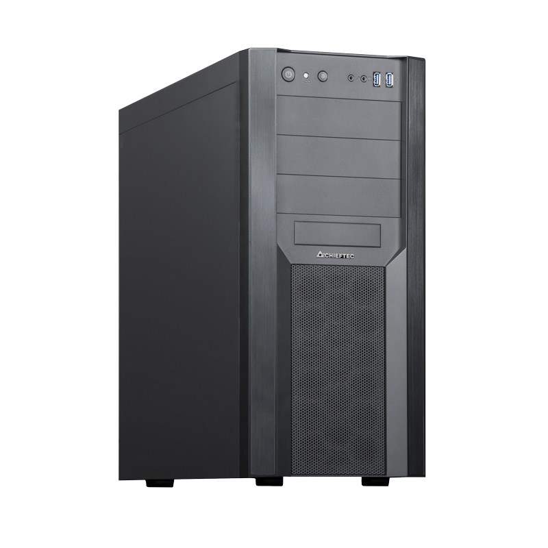 CHIEFTEC Miditower skriňa CW-01B-OP čierna,  ATX,  2x USB 3.0 /  3.1 Gen 10 