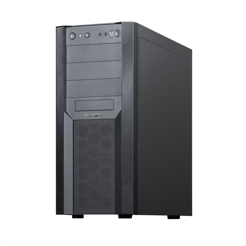 CHIEFTEC Miditower skriňa CW-01B-OP čierna,  ATX,  2x USB 3.0 /  3.1 Gen 12 