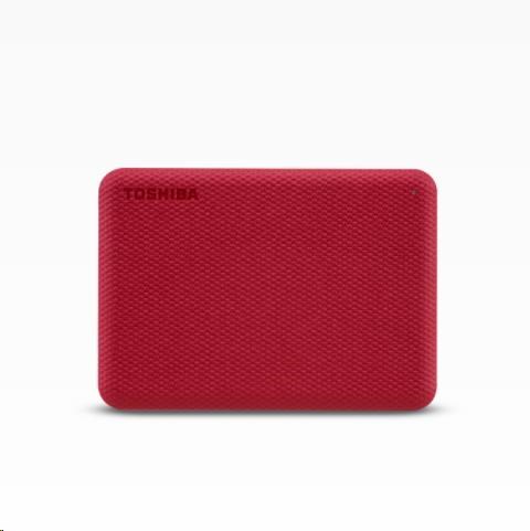 TOSHIBA HDD CANVIO ADVANCE (NOVÝ) 2TB, 2, 5", USB 3.2 Gen 1, červená / červená