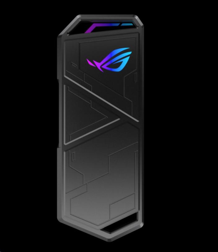 ASUS ROG STRIX ARION LITE SSD NVME AURA case,  USB-C 3.2,  M.2 NVMe SSD kovový box,  délka 30-80 mm,  AURA RGB4 