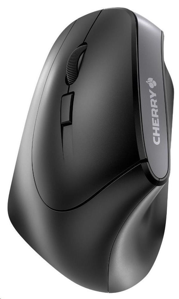 Myš CHERRY MW 4500 LEFT,  ergonomická pre ľavákov,  600/ 900/ 1200 DPI /  6 tlačidiel /  mini USB prijímač,  čierna0 