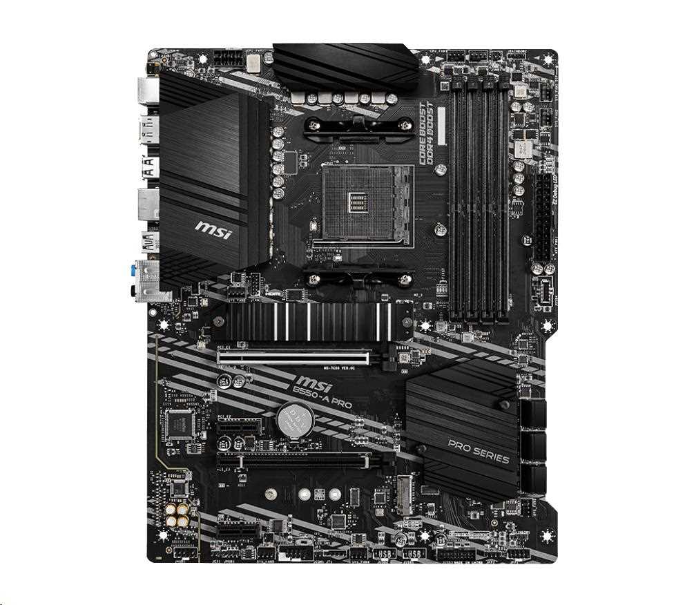 MSI MB Sc AM4 B550-A PRO,  AMD B550,  4xDDR4,  VGA,  ATX1 