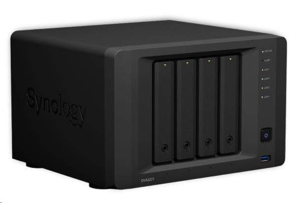 Synology DVA3221 (4C/ AtomC3538/ 2, 1GHz/ 8GBRAM/ GTX1650/ 4xSATA/ 3xUSB3.0/ 2xSATA/ 1xCOM/ 4xGbE)5 