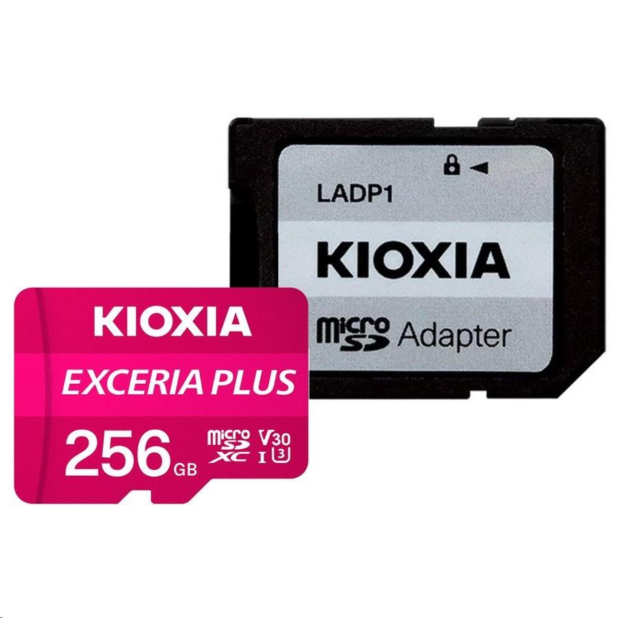 Karta microSD KIOXIA Exceria Plus 256GB M303,  UHS-I U3 Class 100 