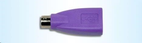 Adaptér CHERRY USB na PS/2, fialový0 