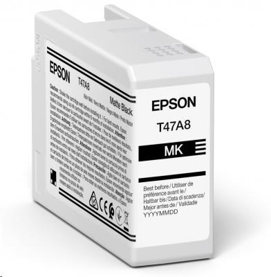 Atrament EPSON Singlepack Matte Black T47A8 UltraChrome Pro 10 50 ml0 
