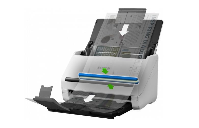 Skener EPSON WorkForce DS-530II,  A4,  USB,  600 dpi,  ADF,  3 roky záruka po reg.2 