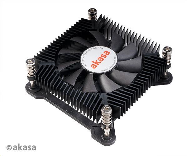 AKASA CPU chladič KS7 pre Intel LGA 1200/ 115X,  nízky profil,  35W TDP0 
