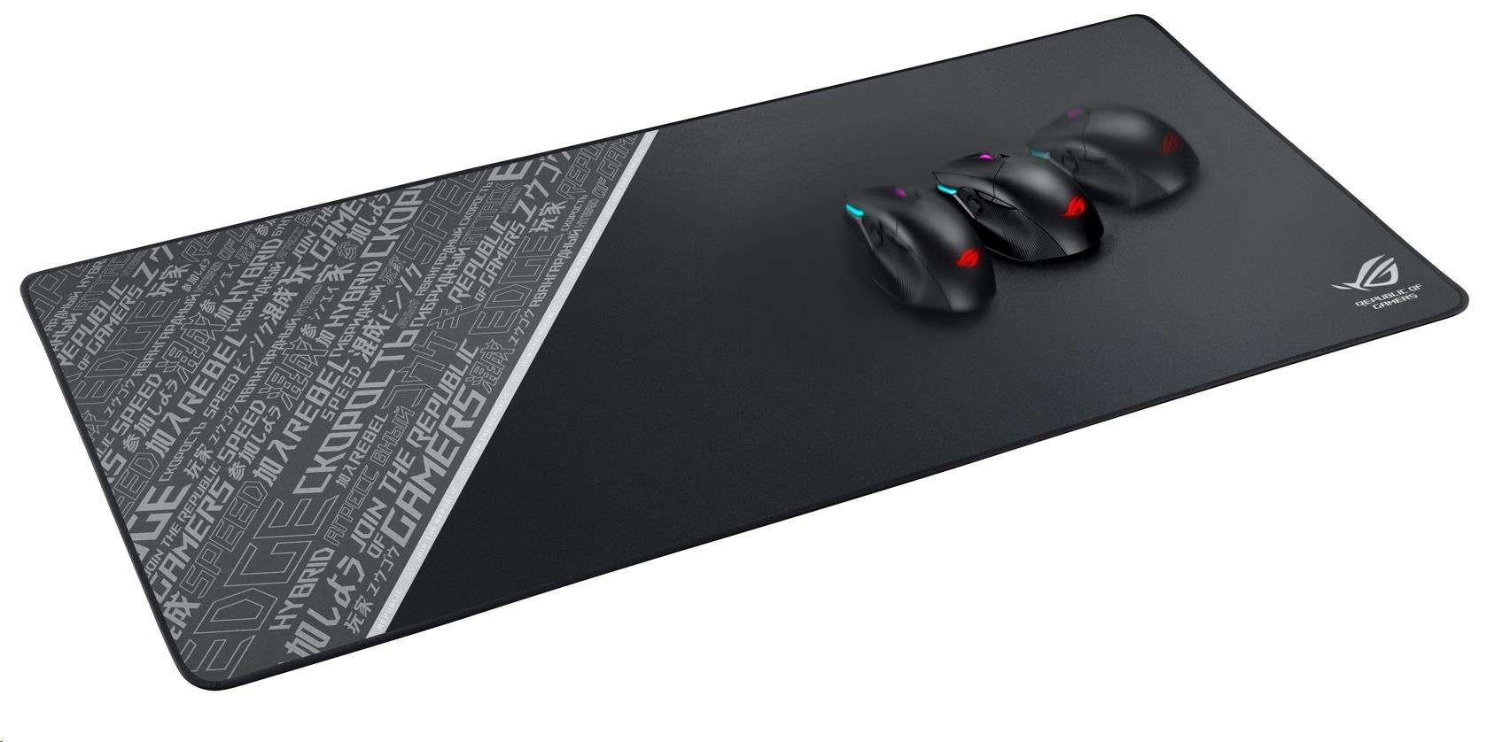 Podložka pod myš ASUS ROG SHEATH BLACK (NC01),  900x440x3mm,  textilná,  čierno-šedá5 