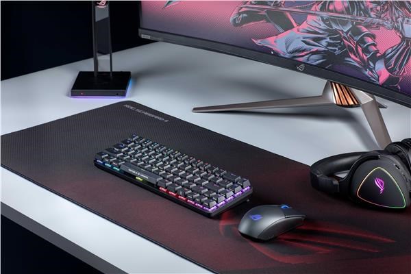 Podložka pod myš ASUS ROG SCABBARD II (NC08),  900x400x3mm,  textilná8 