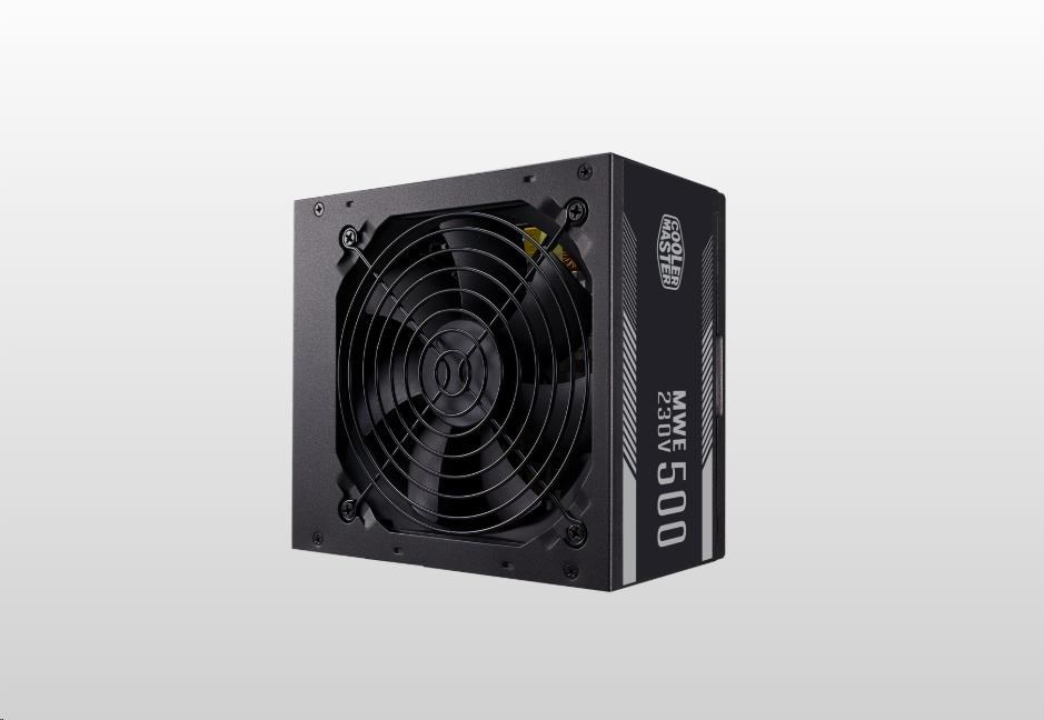 Cooler Master zdroj MWE 500W WHITE 230V - V2,  120mm,  80+ BULK0 