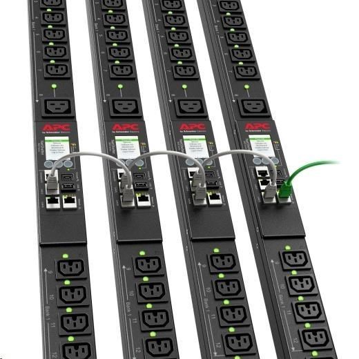 APC Rack PDU 9000 Switched,  ZeroU,  11.0kW,  230V,  (21) C13 a (3) C19,  IEC 60309 16 A 3P + N + PE 1.8m0 