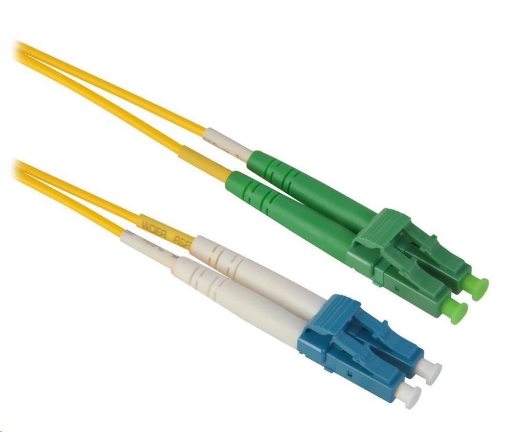 XtendLan duplexní patch kabel SM 9/125, OS2, LC(UPC)-LC(APC), LS0H,  2m0 