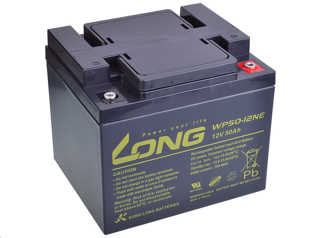 Dlhá olovená batéria 12V 50Ah DeepCycle AGM M6 (WP50-12NE)0 