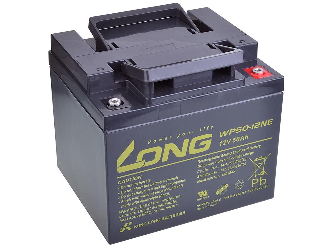 Dlhá olovená batéria 12V 50Ah DeepCycle AGM M6 (WP50-12NE)1 