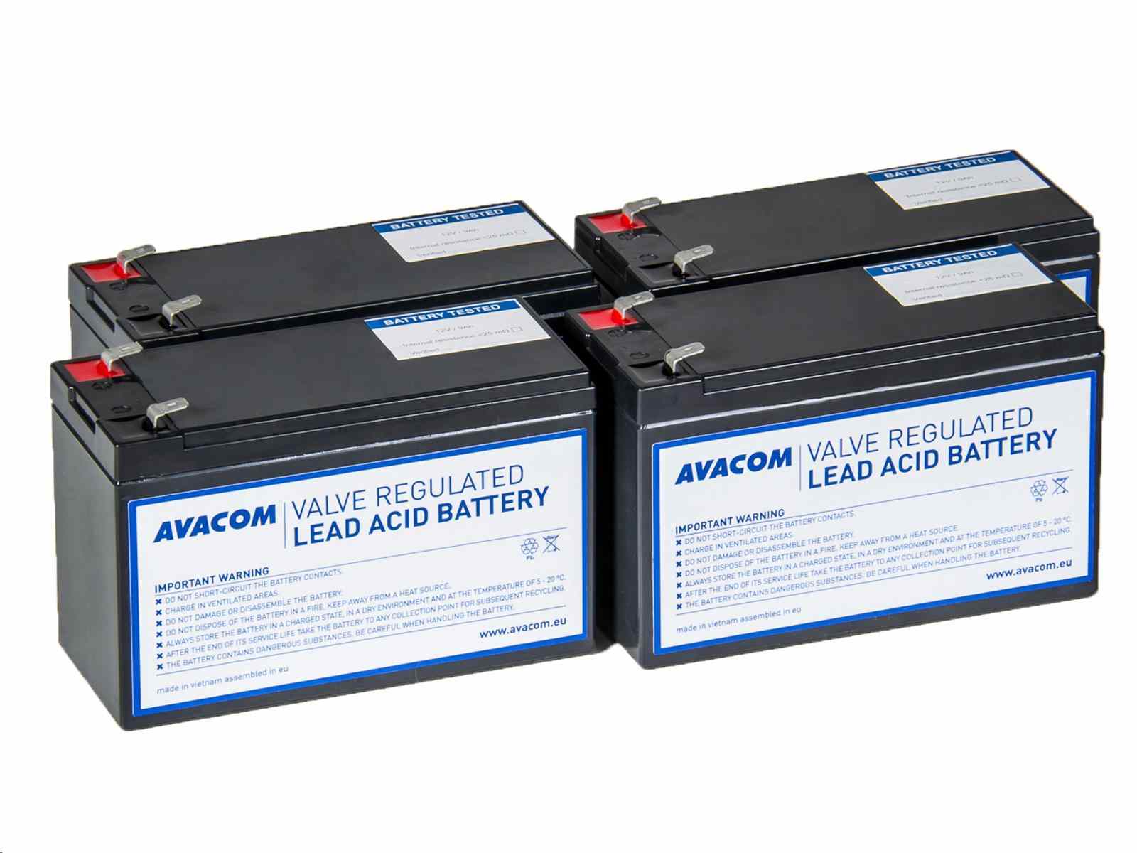 AVACOM RBC107 - sada na renováciu batérií (4 batérie)0 