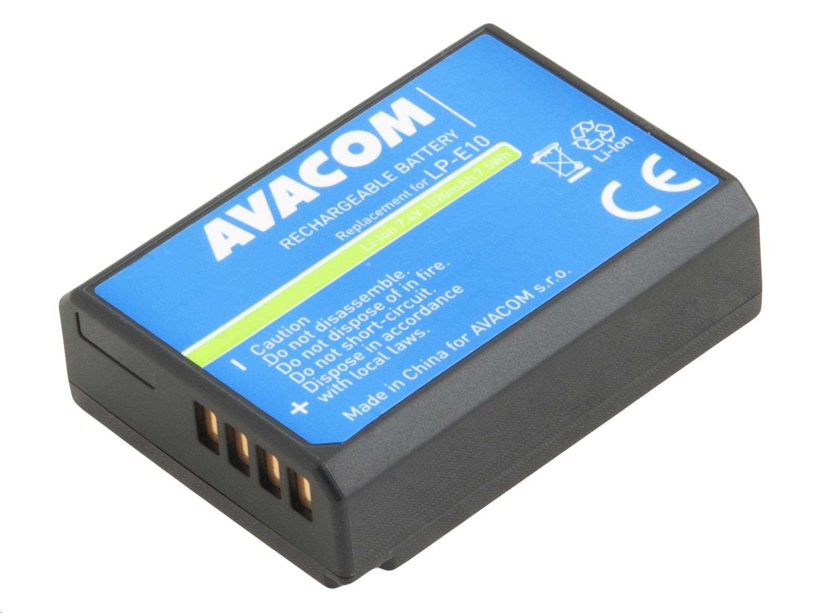 AVACOM Canon LP-E10 Li-Ion 7.4V 1020mAh 7.5Wh0 
