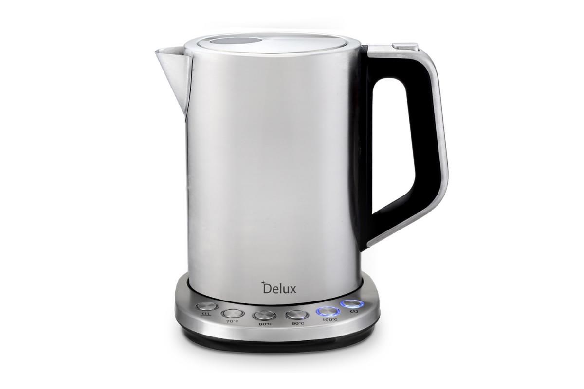 ORAVA Delux rychlovarná konvice, 2200 W, 1.7 l, regulace teploty, automatické vypnutí, nerez2 
