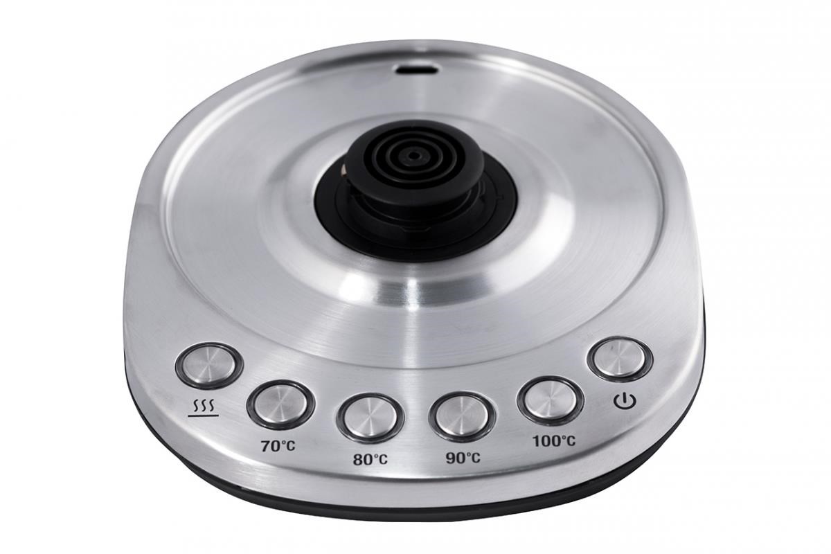ORAVA Delux rychlovarná konvice, 2200 W, 1.7 l, regulace teploty, automatické vypnutí, nerez4 