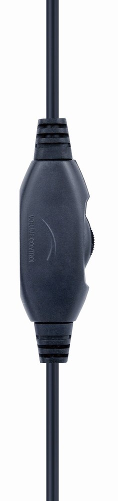 GEMBIRD sluchátka s mikrofonem GHS-05-B,  gaming,  černo-modrá,  1x 4-pólový 3, 5mm jack0 
